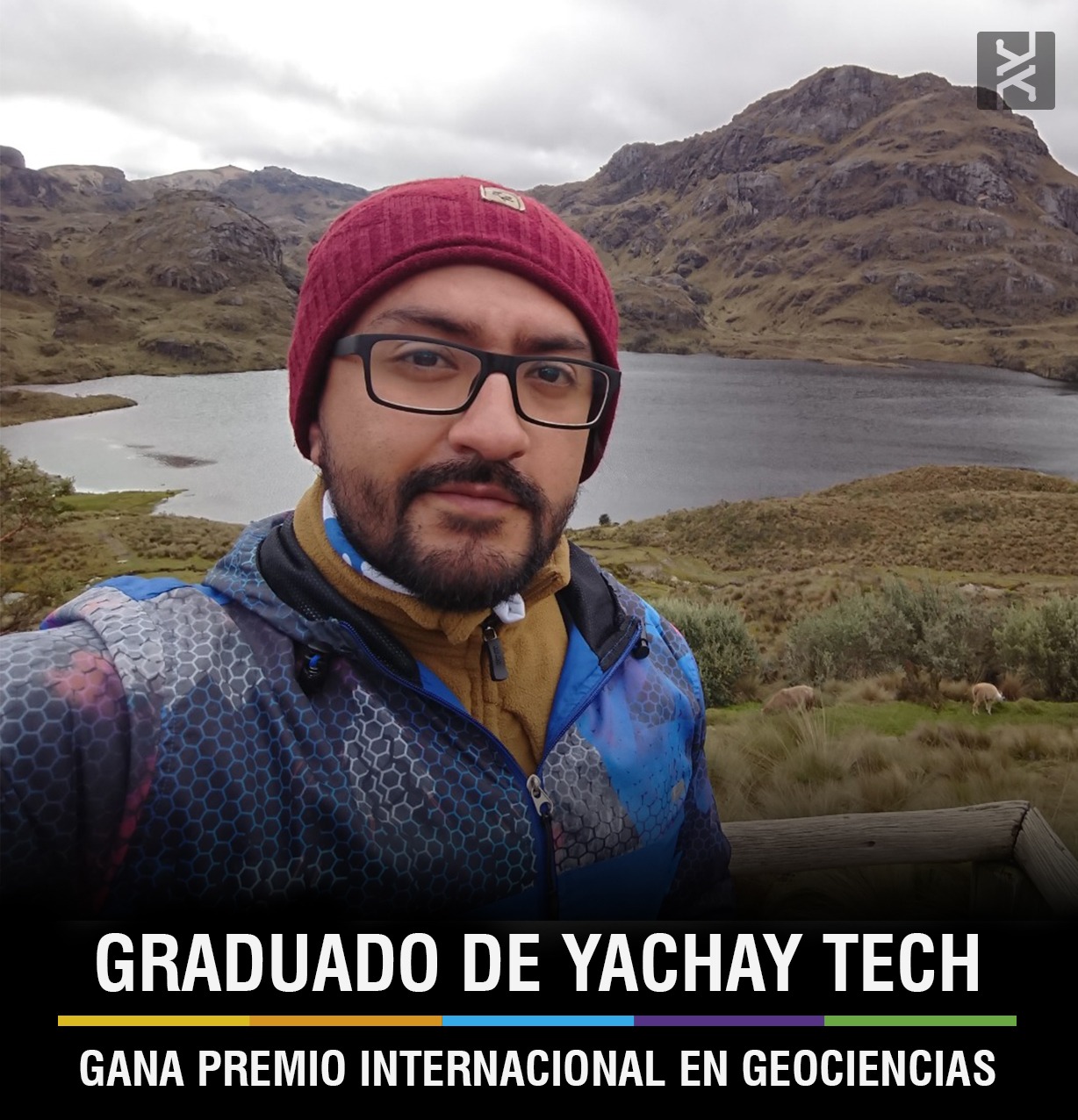 GRADUADO DE YACHAY TECH GANA PREMIO INTERNACIONAL EN GEOCIENCIAS
